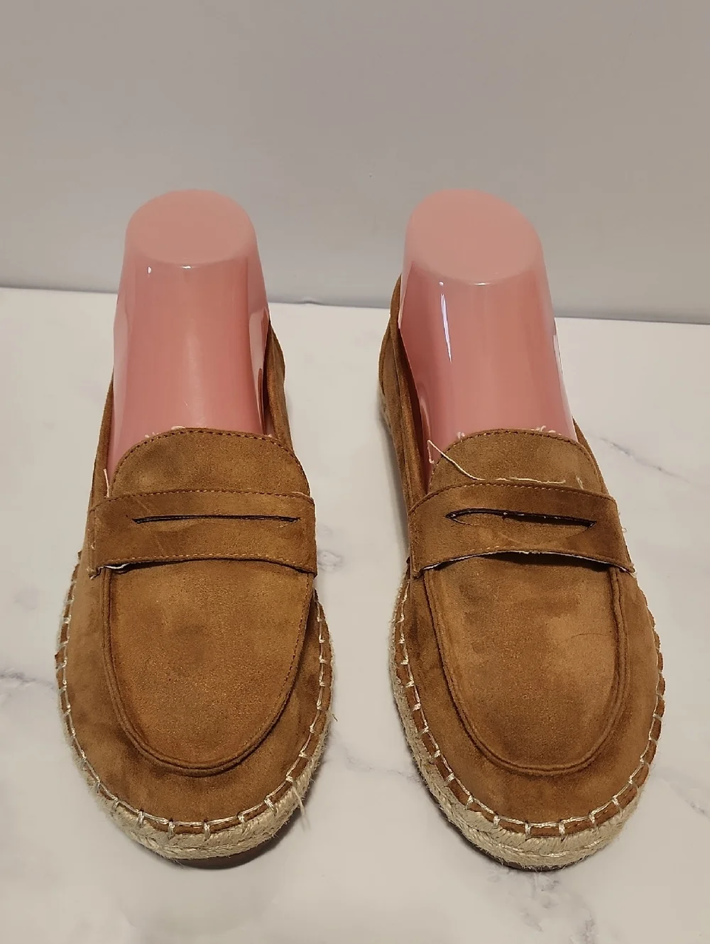 Findlay  Tan Suede Espadrille Loafers